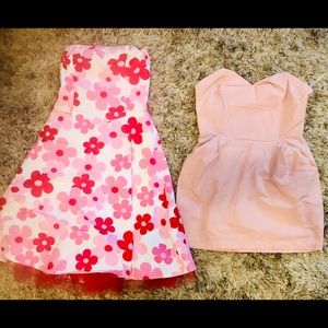 Women’s size 6 dress lot strapless mini